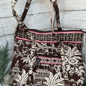 Vera Bradley Imperial Toile Medium Tote Bag/Purse quilted